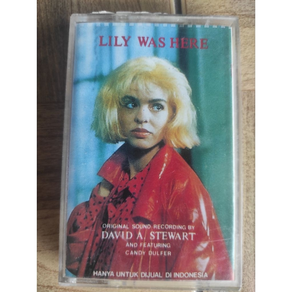 kaset pita DAVID A STEWART "lily was here"