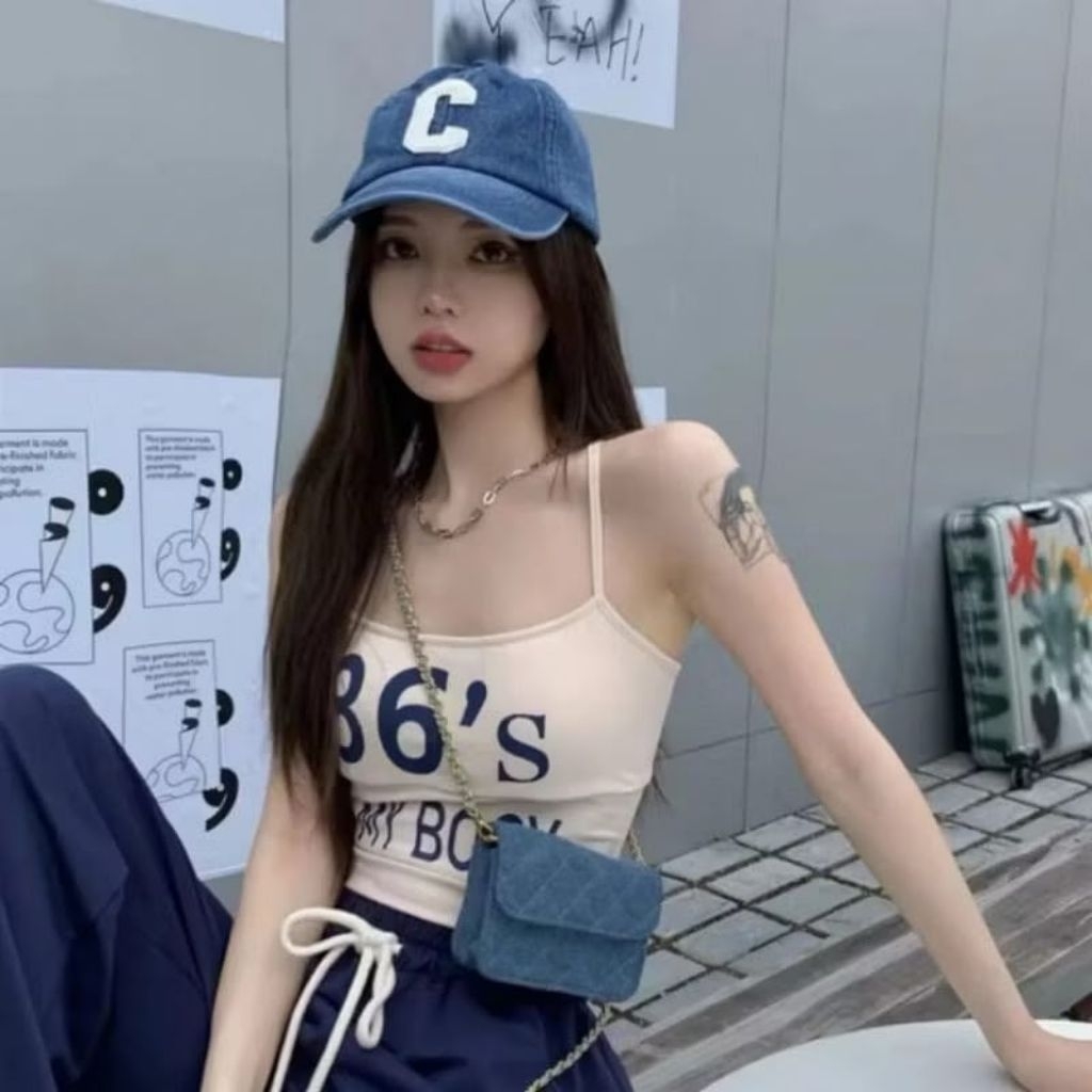 Tas Selempang Wanita bahan denim bordir SACHI BAGS