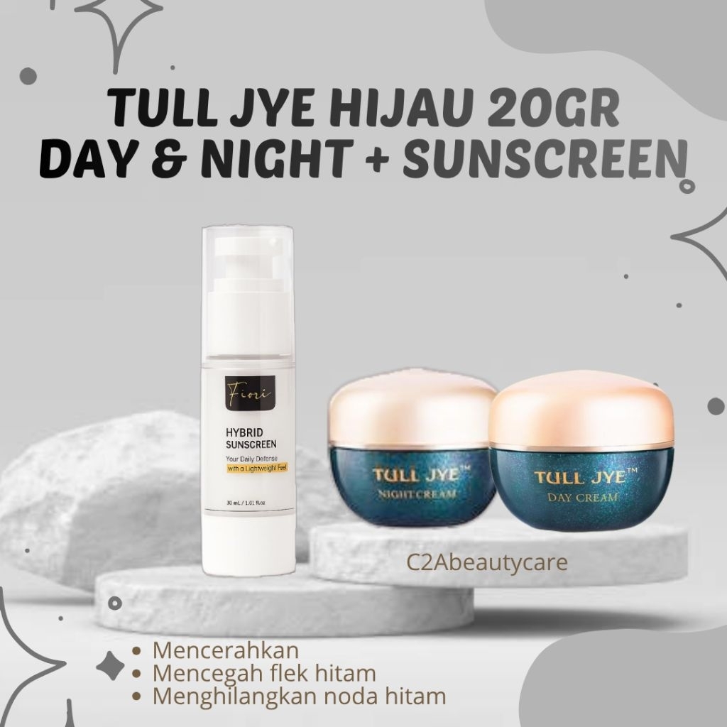 TULL JYE HIJAU 20GR + SUNSCREEN (KULIT NORMAL KERING)