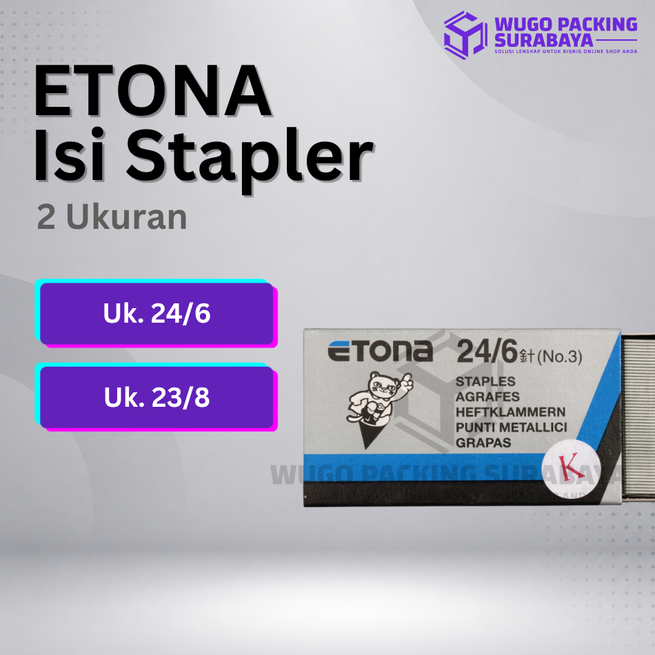 Isi Staples Etona Stapler 24/6 23/8