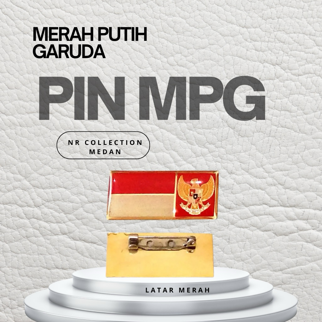 PIN MPG LATAR MERAH