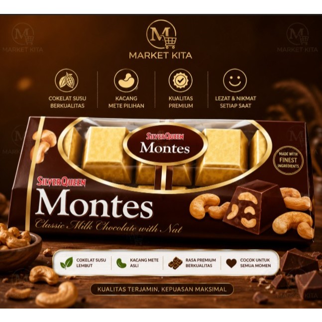 SilverQueen Montes Cokelat 50g | Coklat Silver Queen Bites |