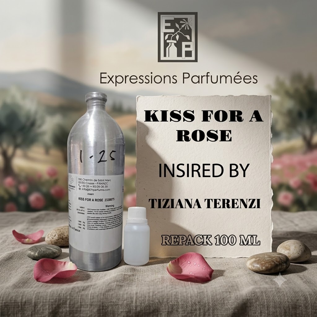 (100 ML) KISS FOR A ROSE BY EXPRESSION. BIBIT PARFUM MURNI SEARAH TIZIANA TERENZI KEMASAN REPACK 100