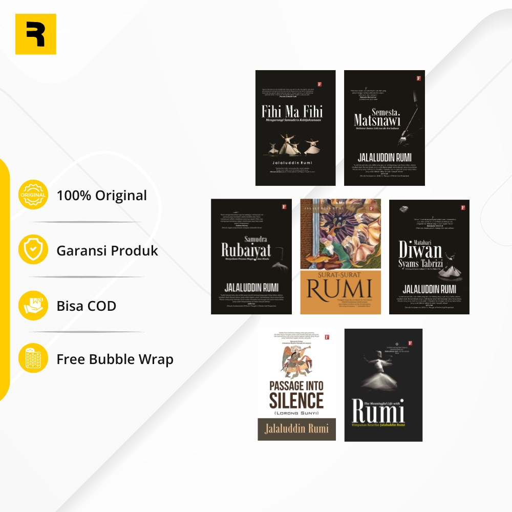 Buku PAKET JALALUDDIN RUMI ( 7 BUKU )