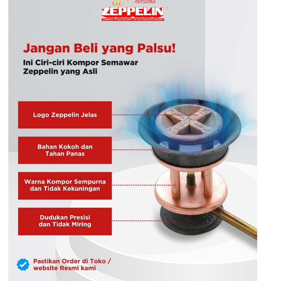 Zeppelin Kompor Semawar High Pressure 201-209 HK