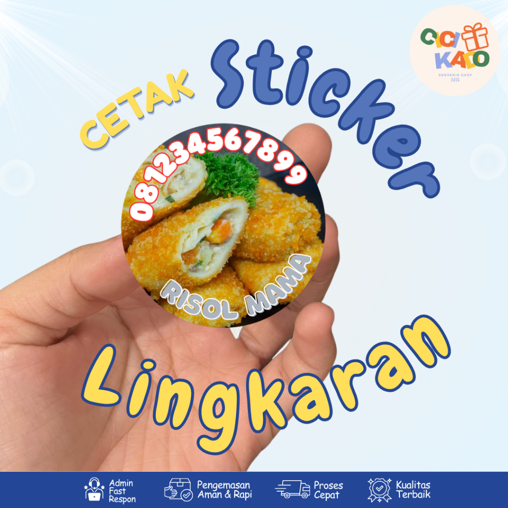 Sticker custom bulat