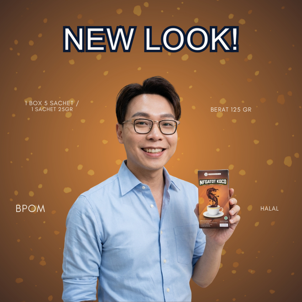 Kopi Gatot Koco New Formula - NF Gatot Koco Tanpa Pemanis Buatan, Halal