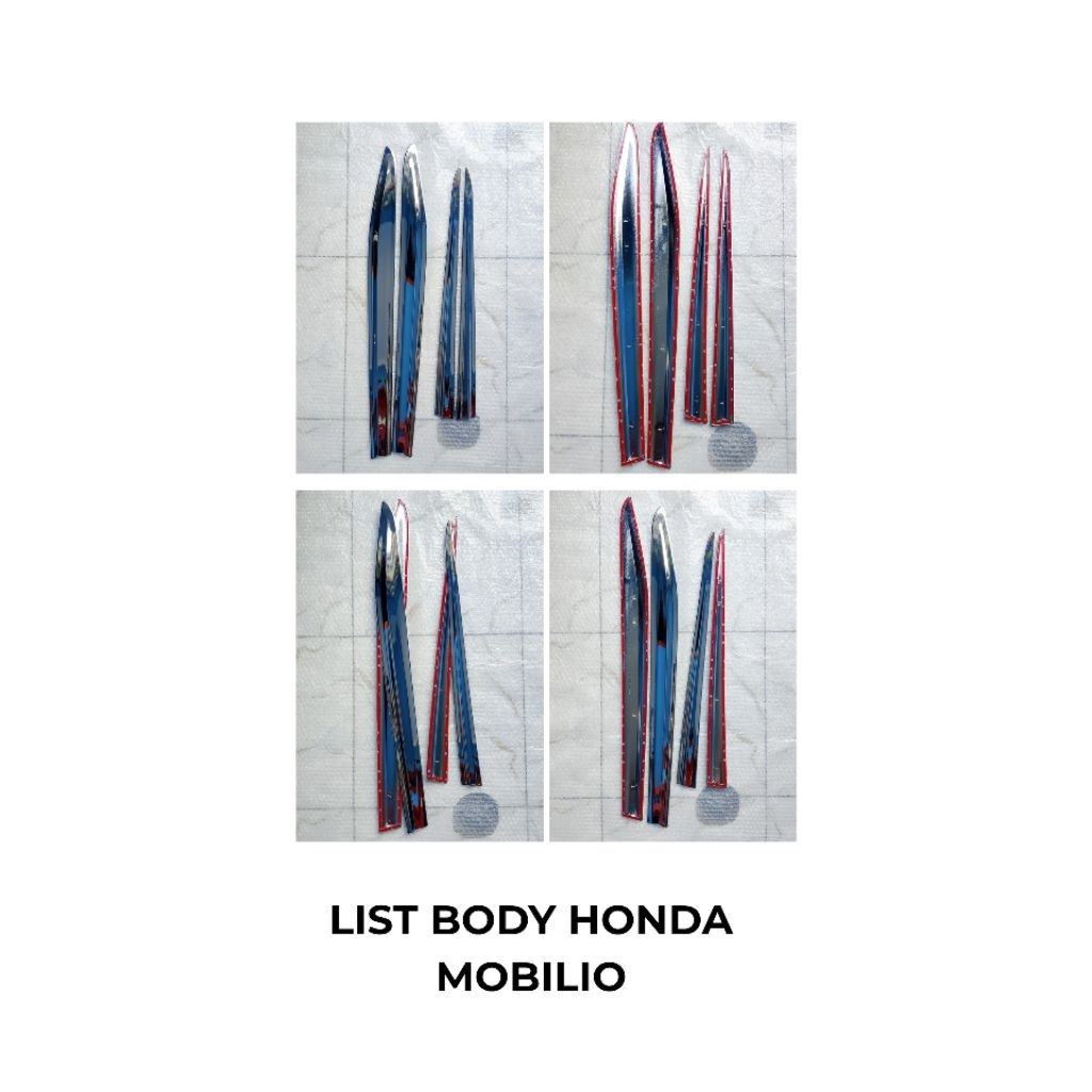 List body mobilio list body samping mobilio BRV chrome Car
