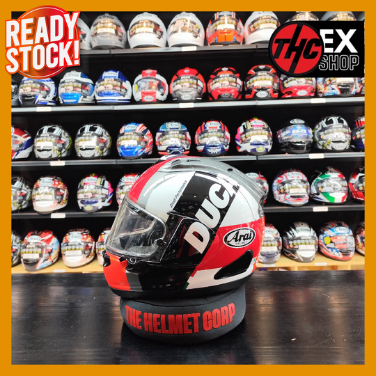 HELM ARAI RX7X DUCATI POWER SIZE XL 2ND FULL FACE HELMET SECOND