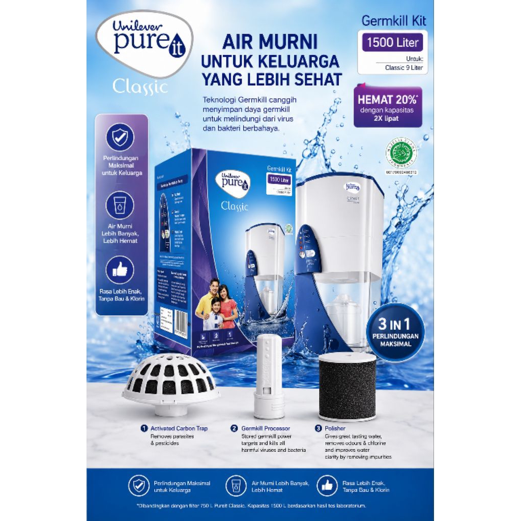 Pure it Filter 1500 liter