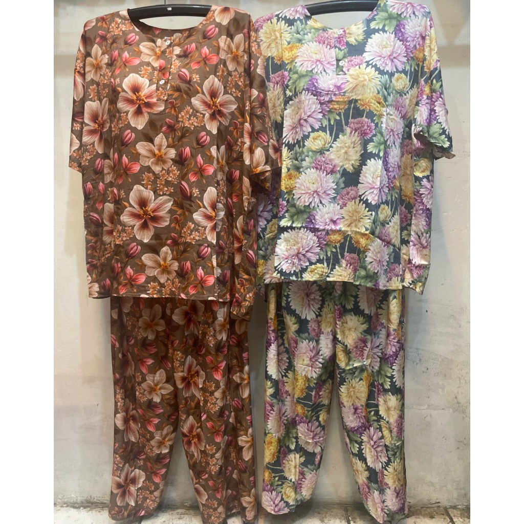 Siu Lie setelan CP Rayon premium jumbo/baju tidur siu Lie Rayon Premium