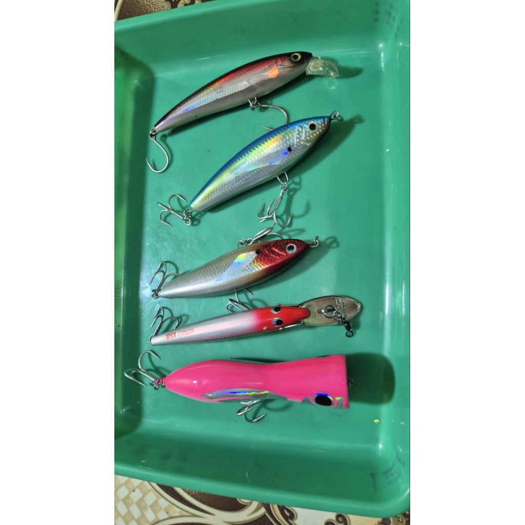 lure poper, minow troling, stik bait