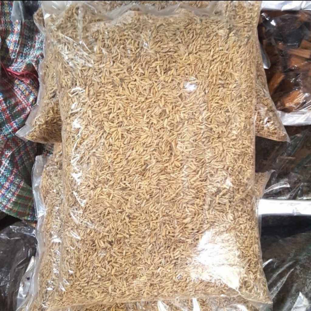 Sekam Padi Mentah 1kg /merang /media tanam