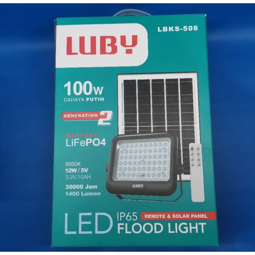 Lampu Tembak Kap Sorot LED 100W Watt IP65 Outdoor Slim LED Flood Light Slim LBKS-508 LBKS508 LUBY