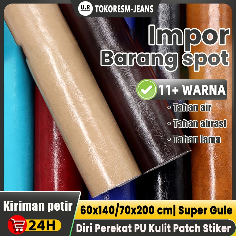 [Restorasi Kulit] kulit sofa kulit sofa tempel stiker kursi sticker kulit jok motor stiker kulit pu 