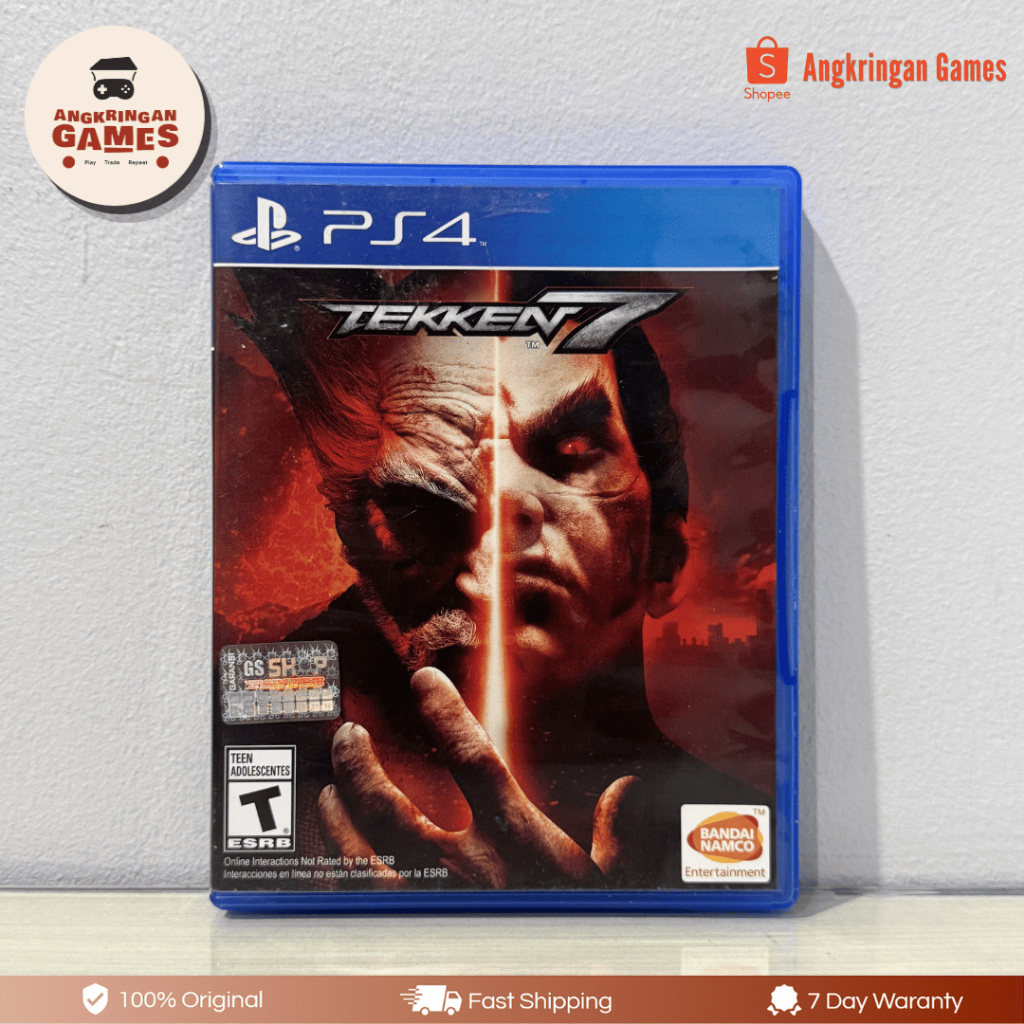 BD Kaset Tekken 7 PS4 Second Bekas Original | Game Arcade Terbaik PlayStation