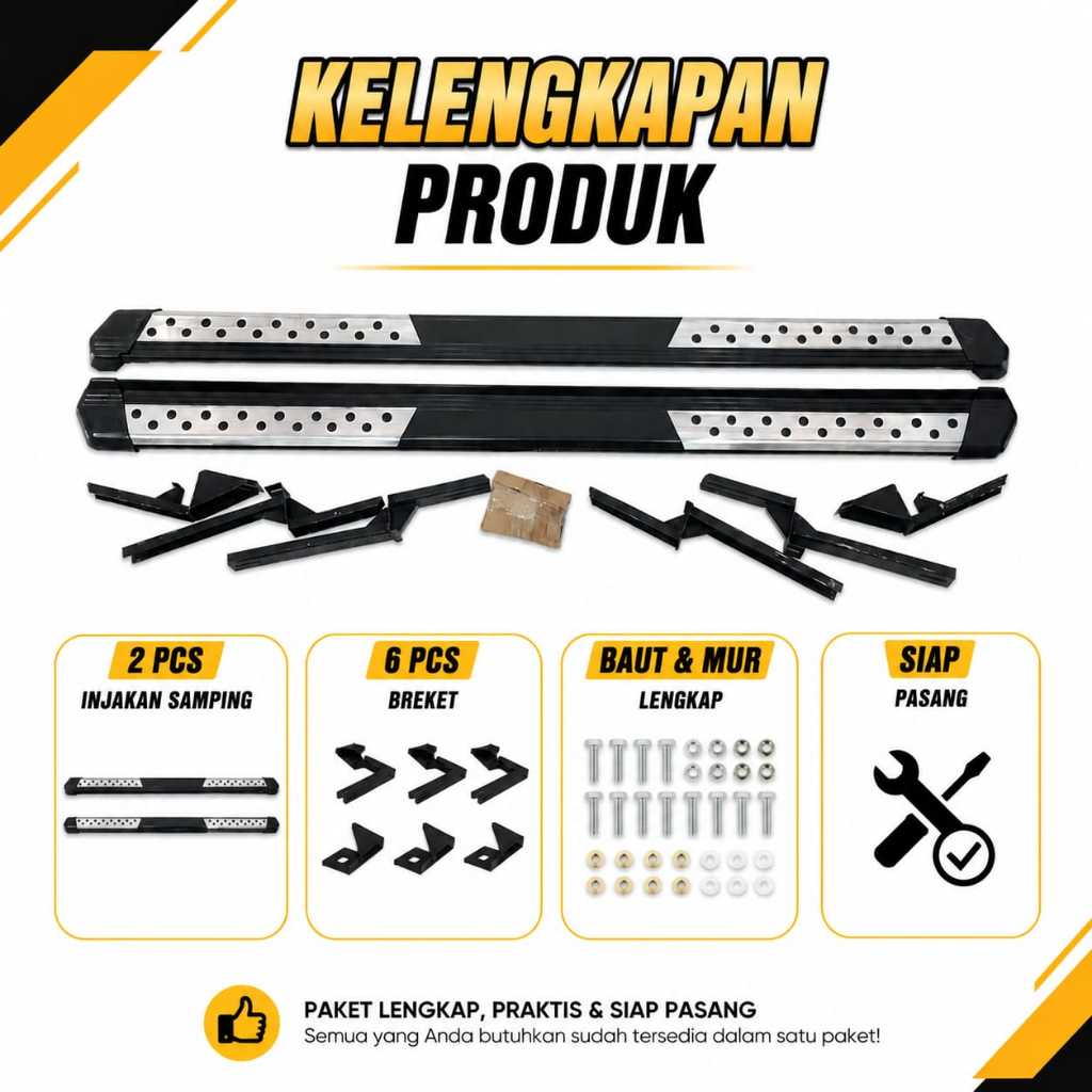 Footstep Bintik Samping Foot Step Injakan Mobil Mitsubishi Xpander