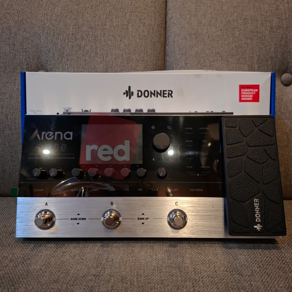 Efek Gitar Donner Arena 2000 Pedal Gitar Multi-Efek Modeling AMP