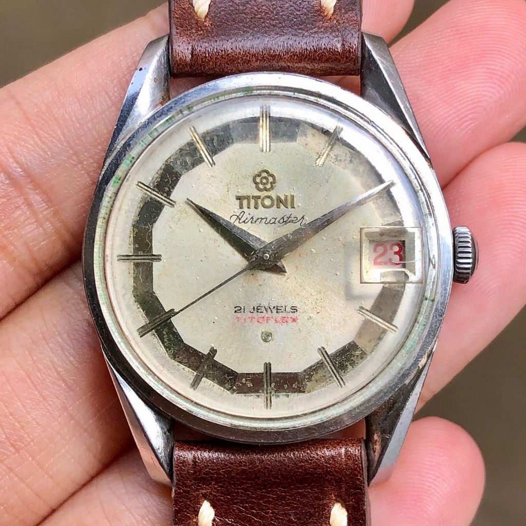 Vintage Titoni Airmaster 21J Titoflex Swiss 3031-310