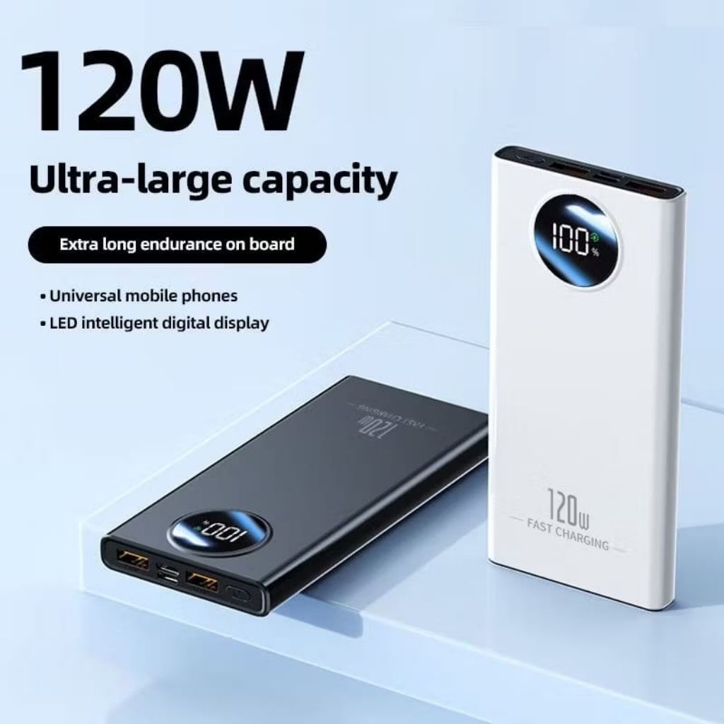 Powerbank 2029 fast charging 30000mAh Kapasitas Besar 120W