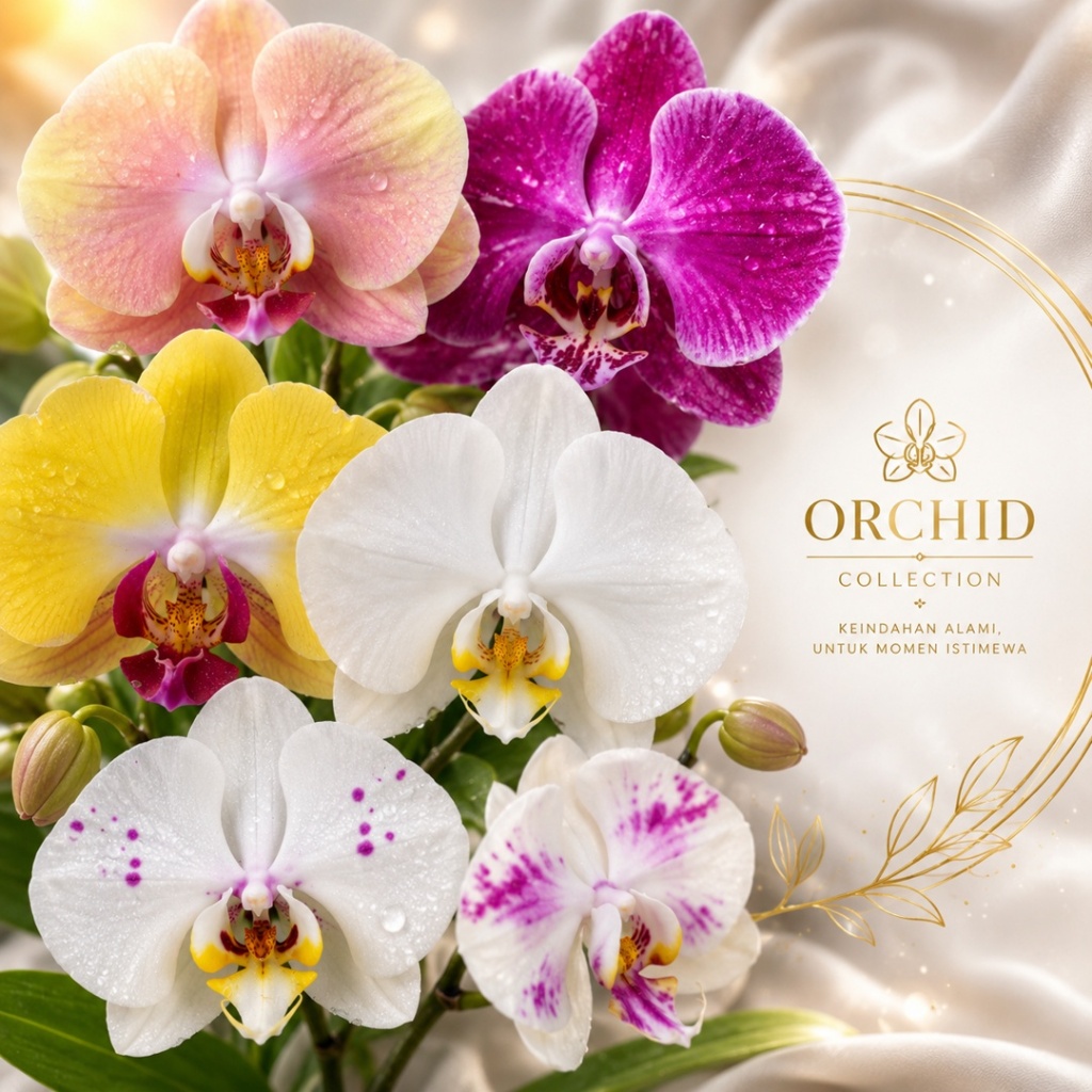 Paket Bibit Remaja Anggrek Bulan Phalaenopsis Premium Bunga Besar Isi 5 & 10 Pot