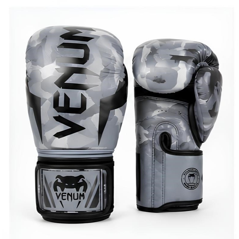 Sarung Tinju Muaythai Premium/Glove Boxing VENUM LIMITED ARMY & GREY SIZE 10 OZ, 12 OZ, 14 OZ