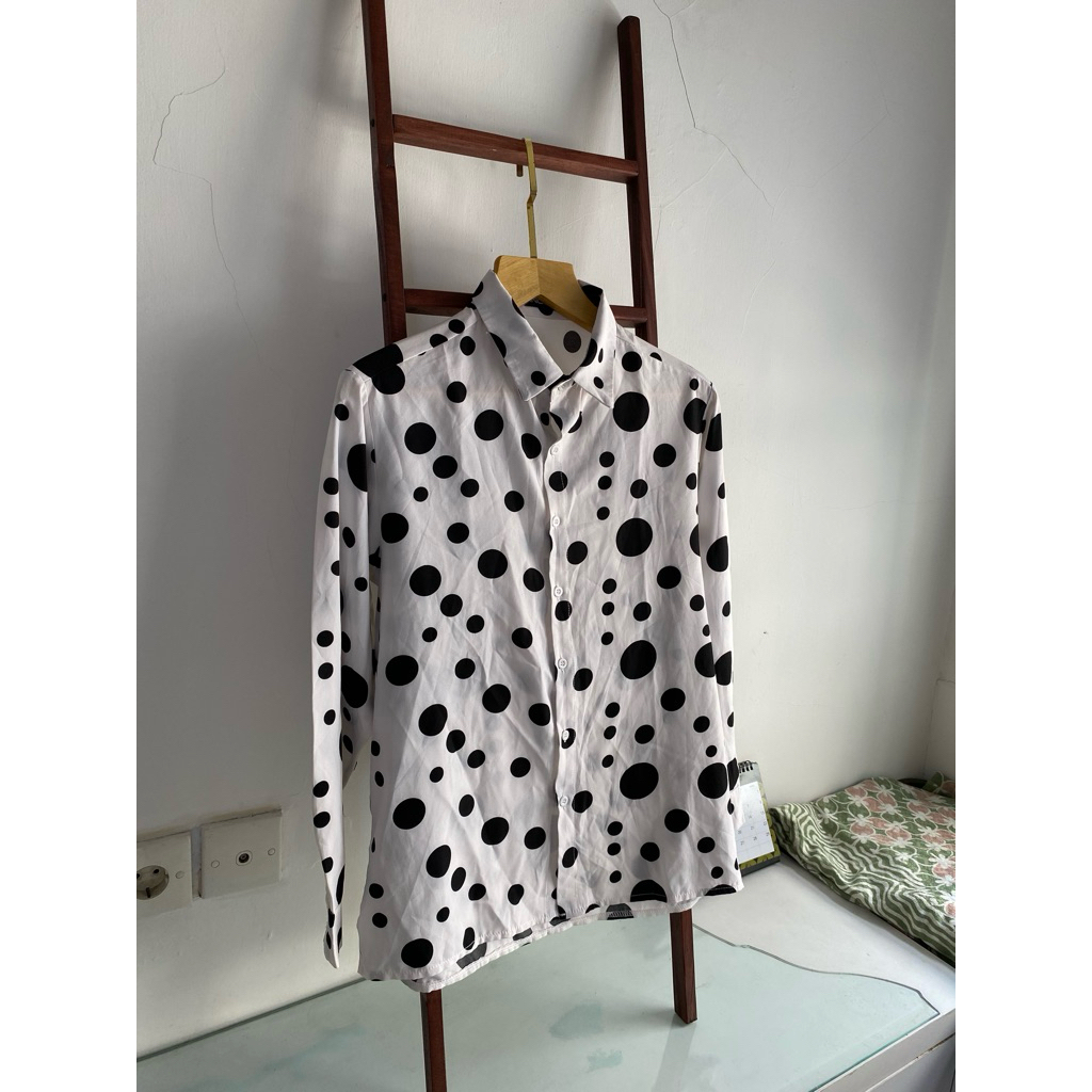 preloved kemeja polka incerun