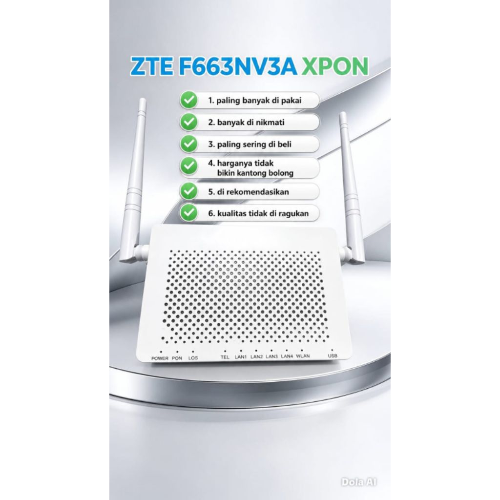 MODEM ZTE F663NV3A XPON