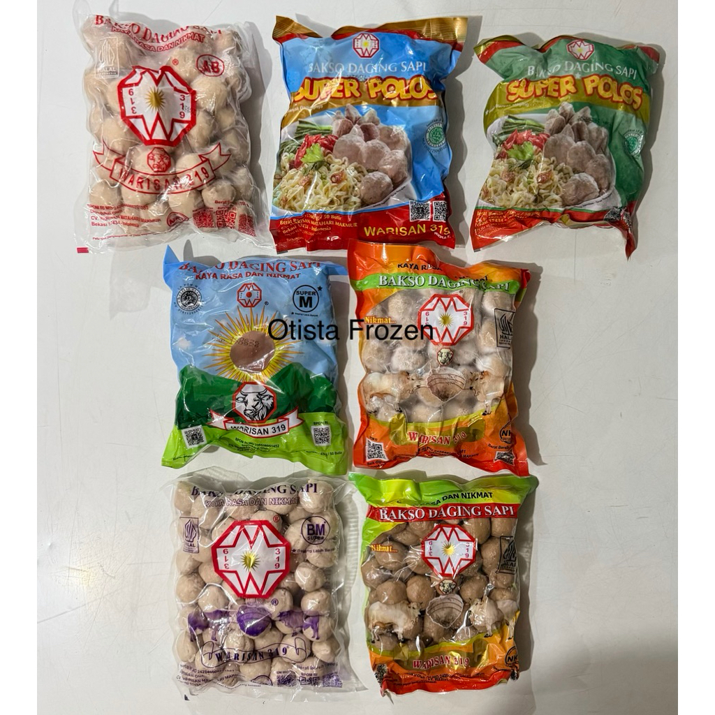 BAKSO WARISAN AB 319 ISI 50 / WARISAN BMSK / WARISAN SUPER POLOS URAT / WARISAN SUPER M /  WARISAN U
