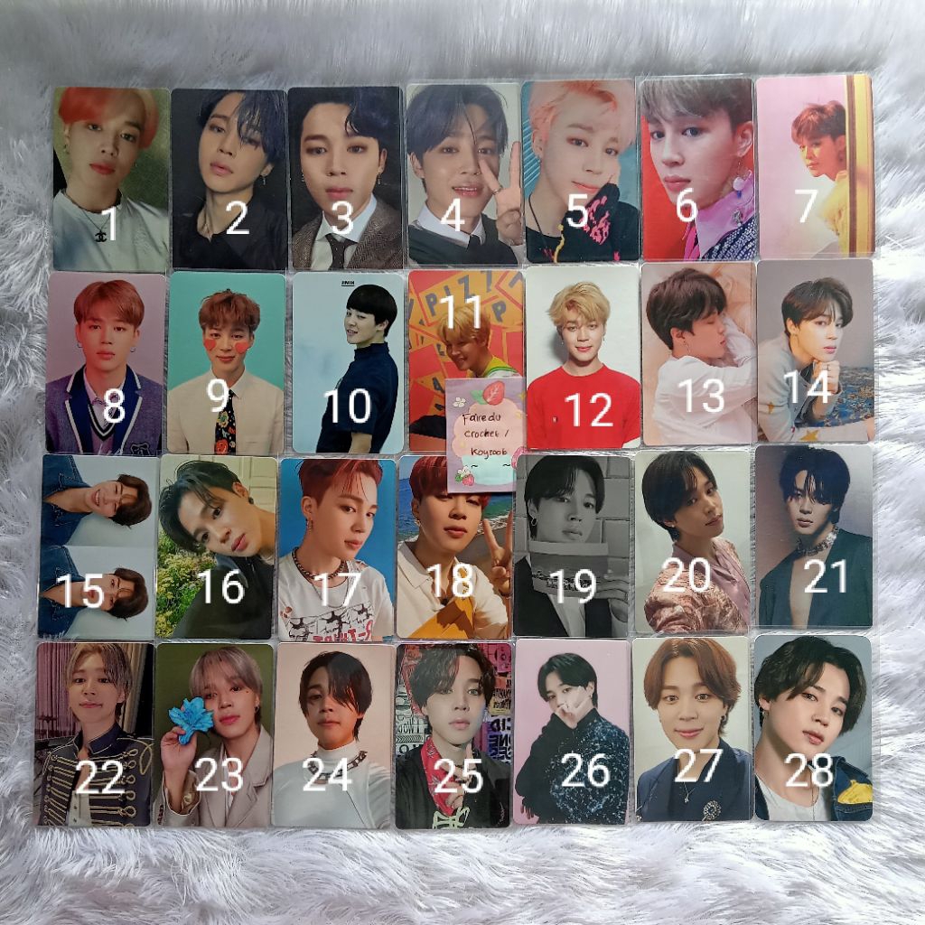 Jimin BTS photocard official pc from album dvd event ptd YNWA orul