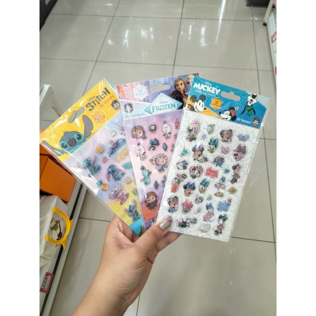 ‼️MR DIY X DISNEY‼️3D STICKERS SET MICKEY - FROZEN - STITCH