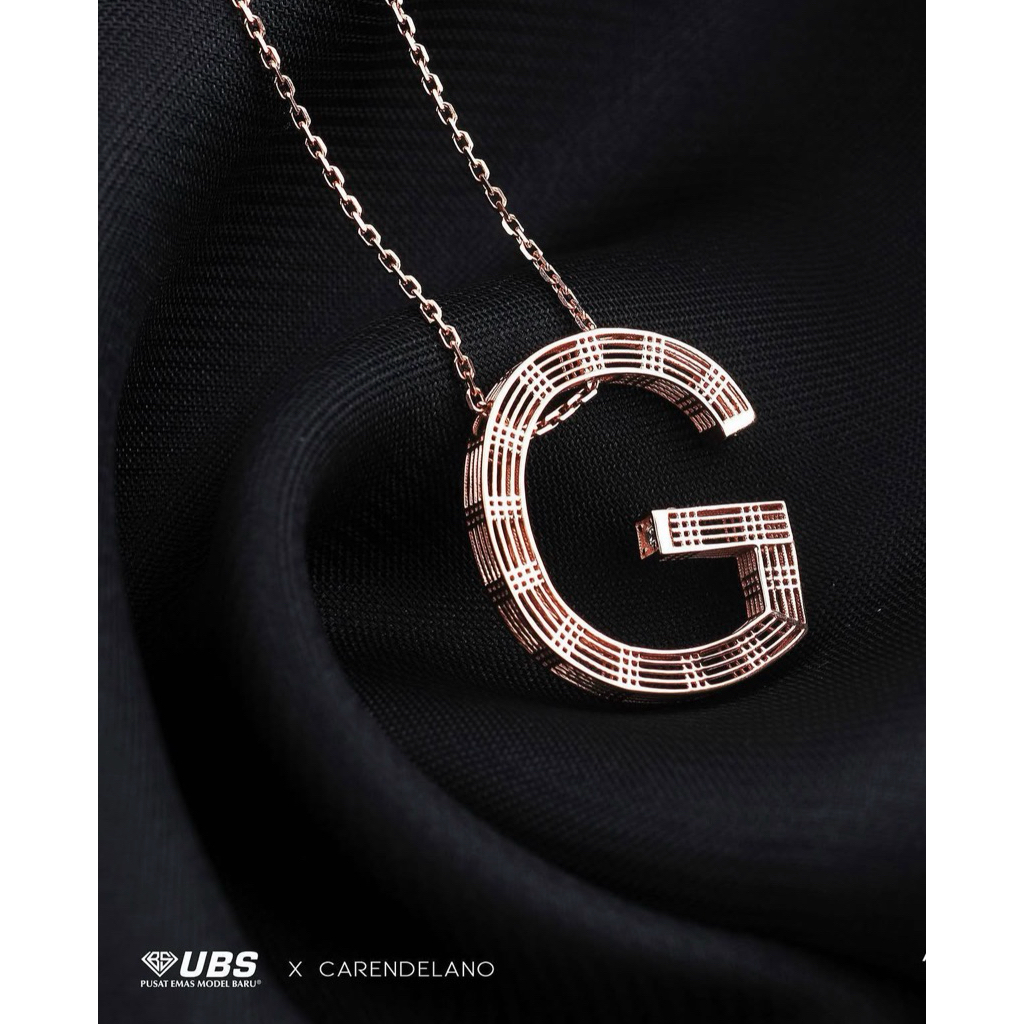 KALUNG EMAS HURUF ALPHABET ALPHABOLD UBS 8K