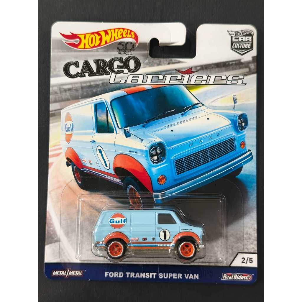 HOT WHEELS CARGO FORD TRANSIT SUPER VAN