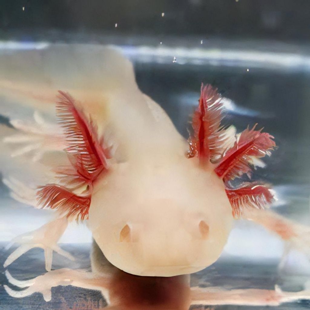 axolotl albino 8-9cm