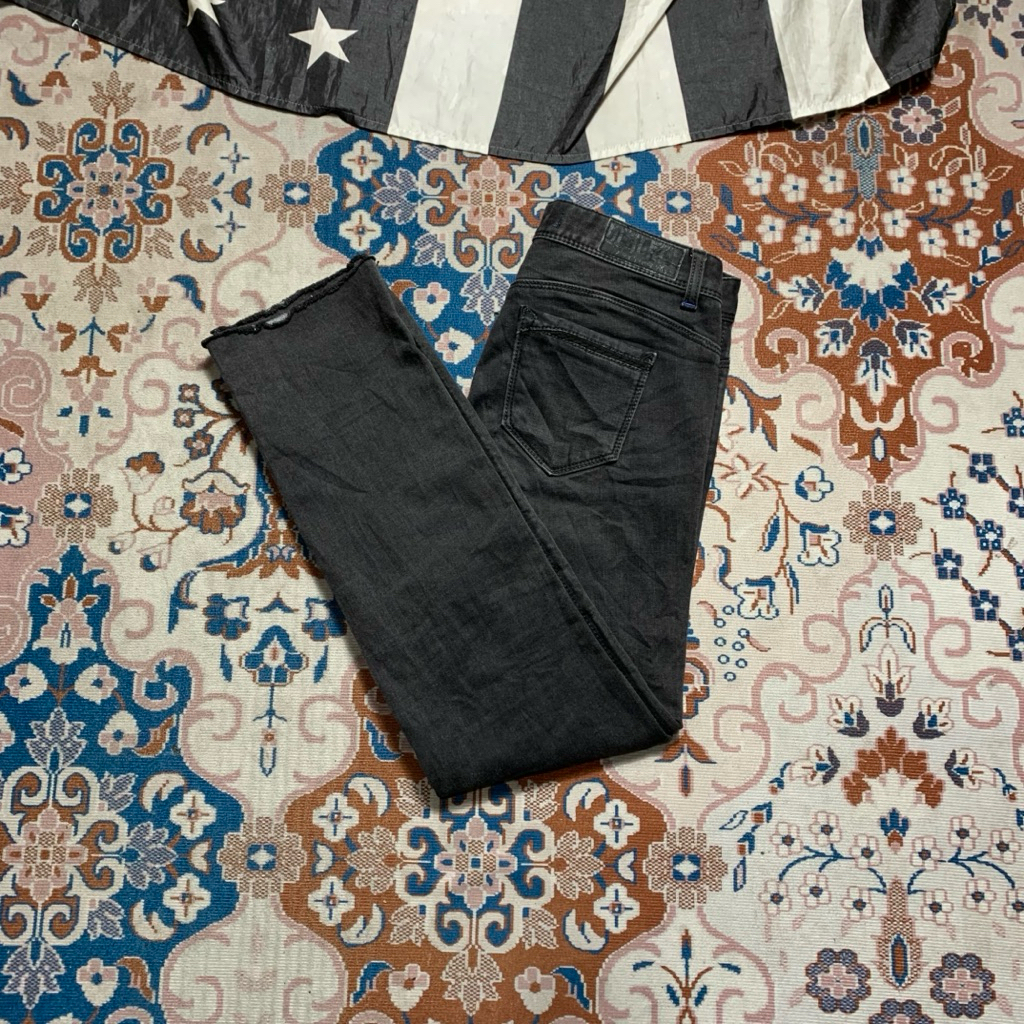 BLACK JEANS BLACKEY SLIM FIT UNFINISHED