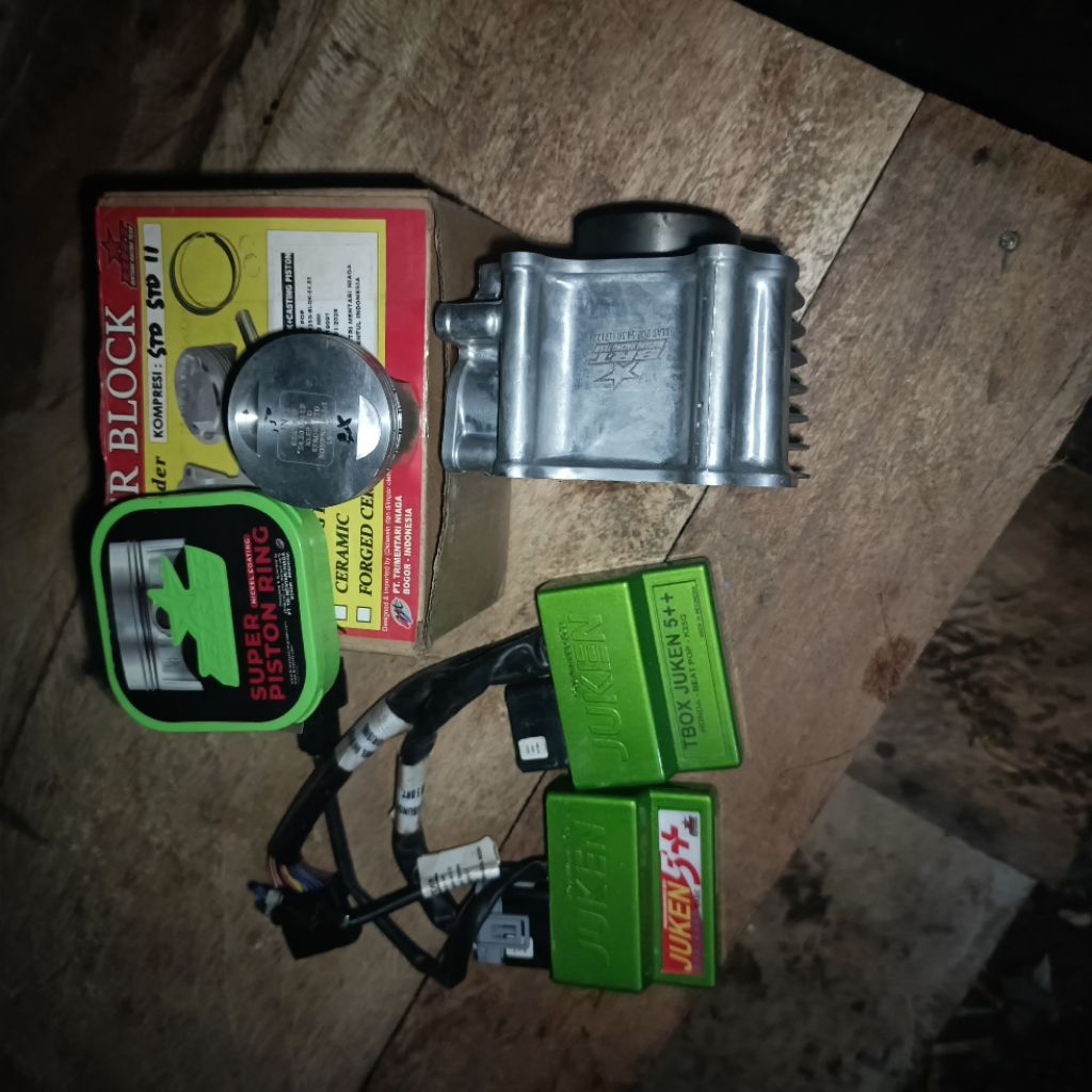 blok beat esp k44 + ECU juken 5+ baru blm di pakai