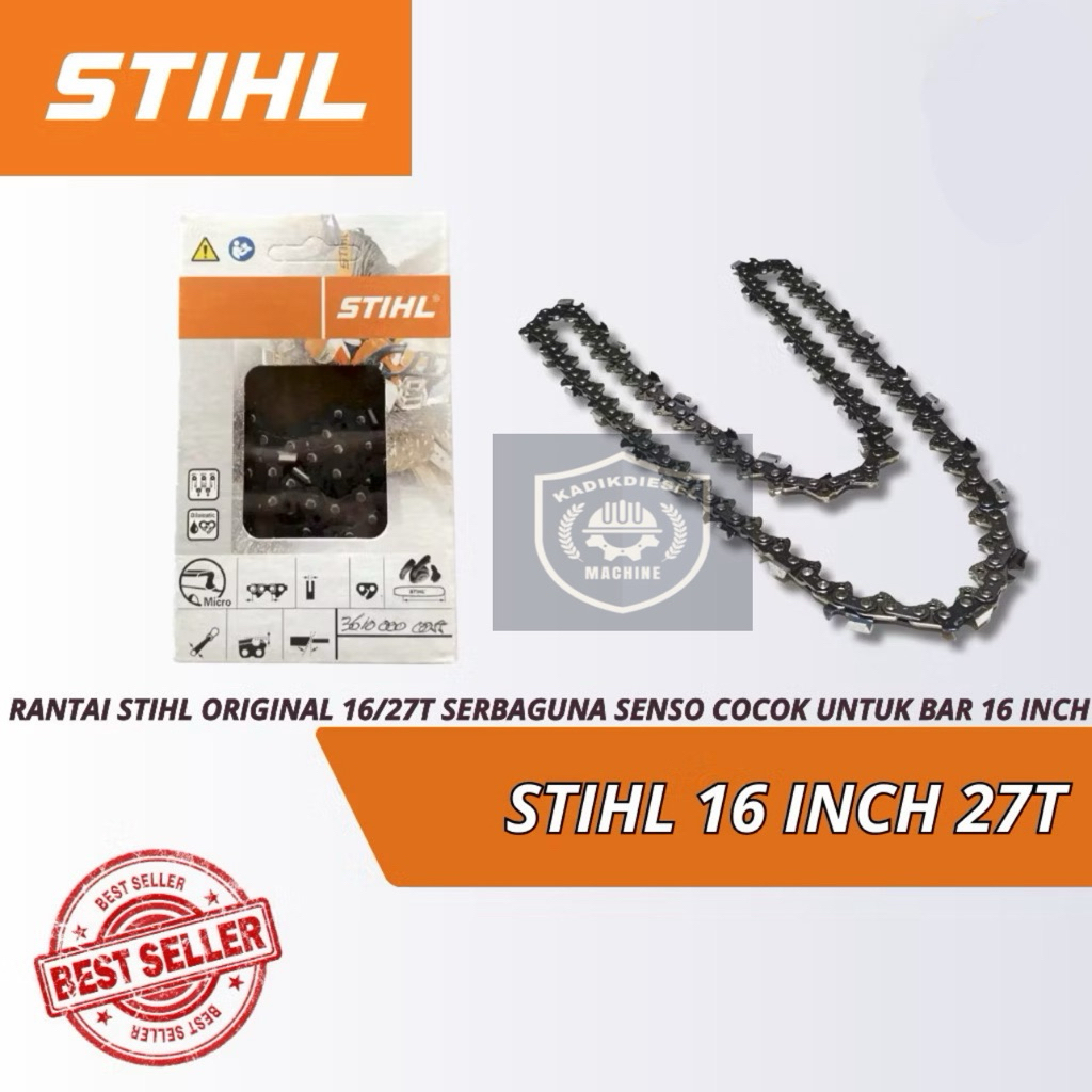 MURAH RANTAI CHAINSAW STIHL 16"MS 180 ORIGINAL