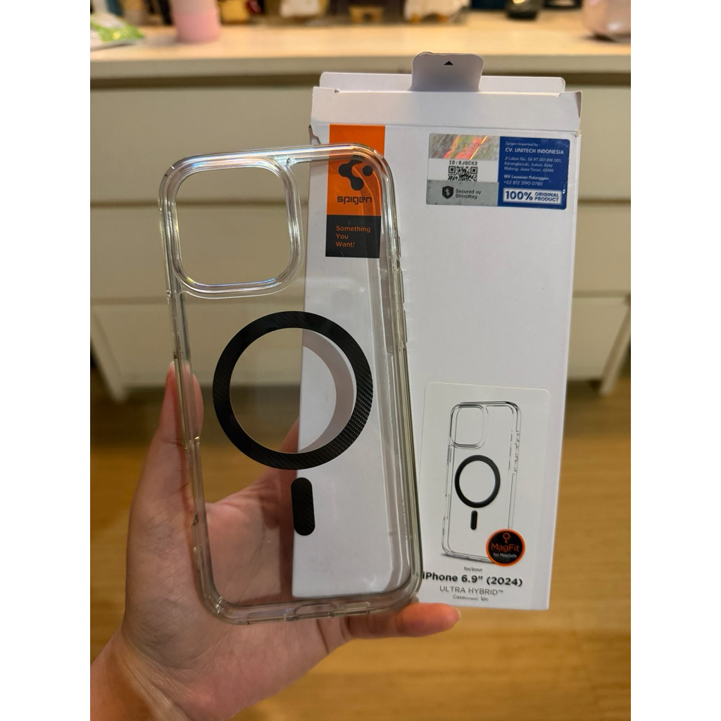 spigen ultra hybrid magsafe carbon iphone 16 promax