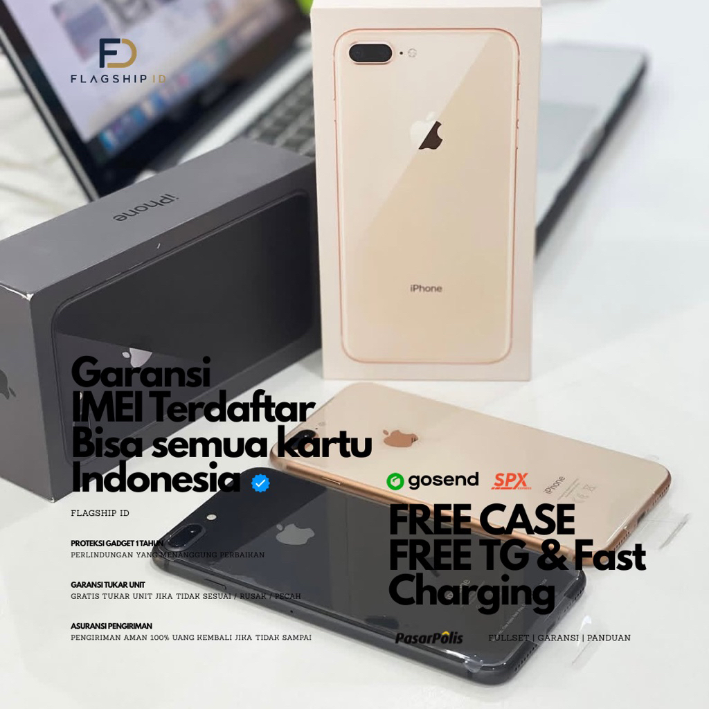 iPhone 8 Plus 64GB / 256GB original fullset