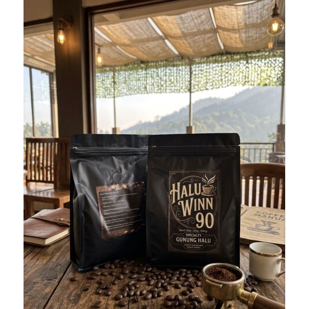 KOPI HaluWinn90 Kopi Blend Arabika/Robusta Spesialty kopi gunung halu