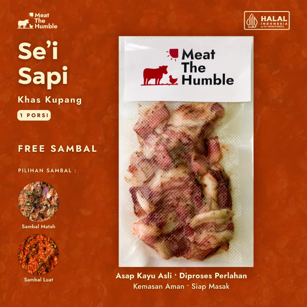 Sei Porsi Sapi | Daging Asap Frozen