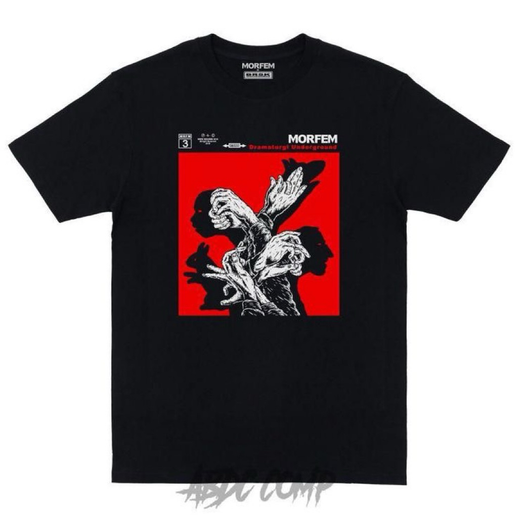 kaos band morfem dramaturgi underground tshirt black kaos band metal - kaos morfem metal musik