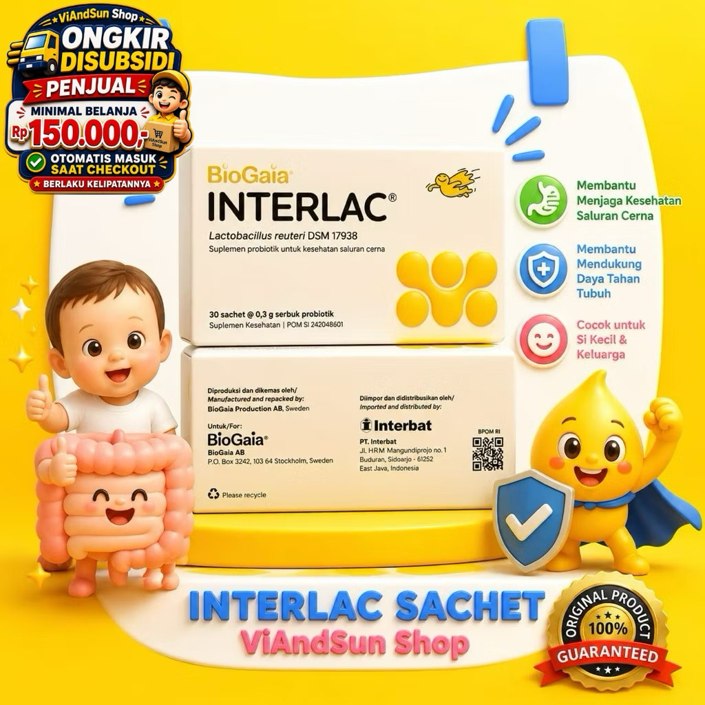 Interlac Powder Serbuk Sachet - Eceran - Interlac SACHET