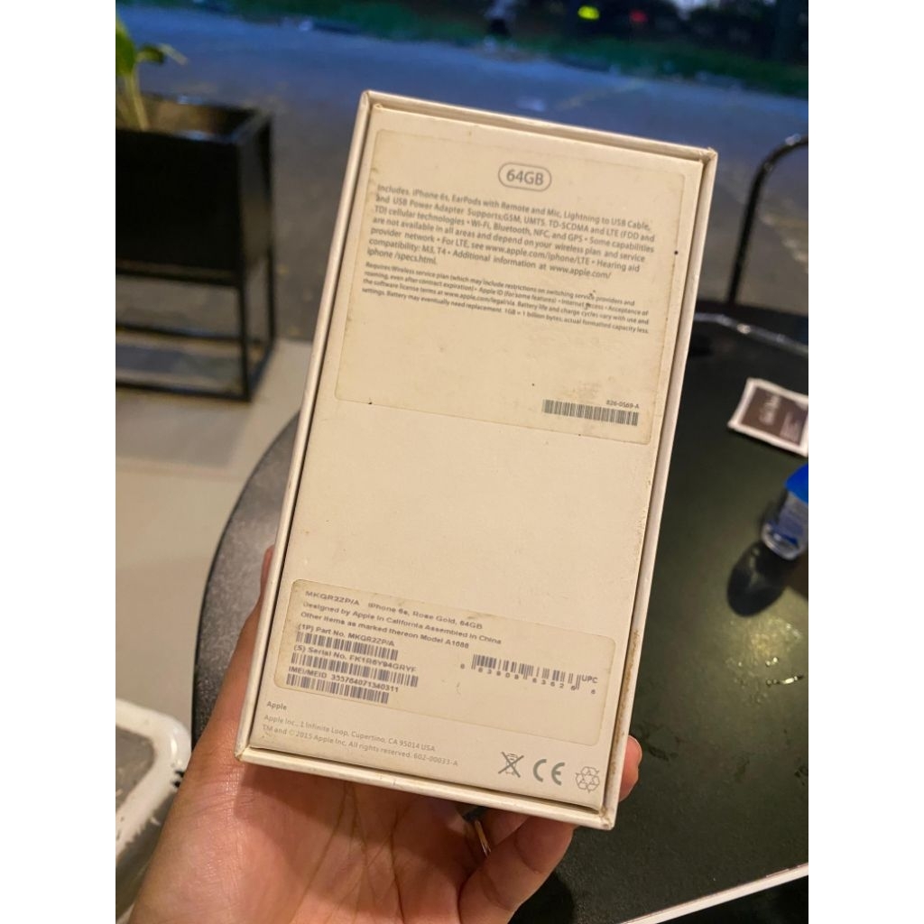 iphone 6s 64GB rosegold second