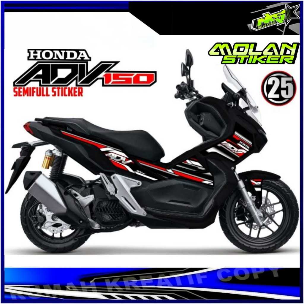 Decal sticker Variasi Striping Honda ADV 150/Striping Variasi ADV 150