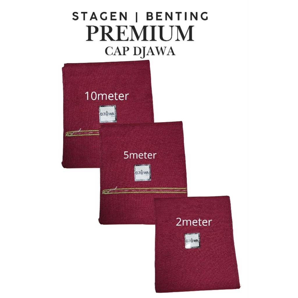 Benting premium | stagen cap djawa | stagen anak menari | stagen 2m 5m 10m