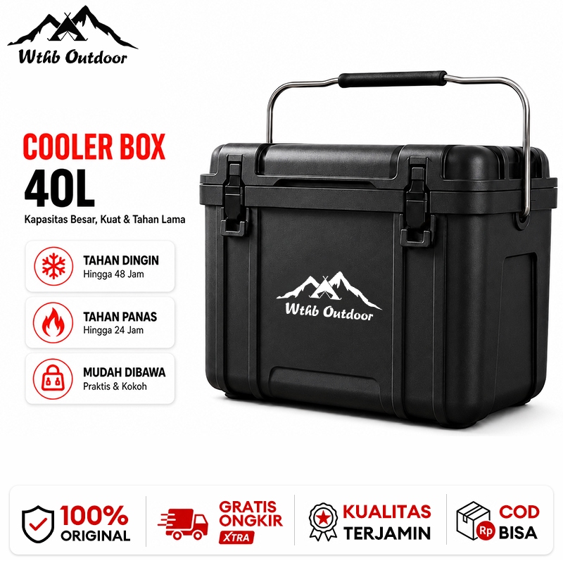 WTHB Outdoor Cooler Box 40L Storage Box Outdoor Incubator