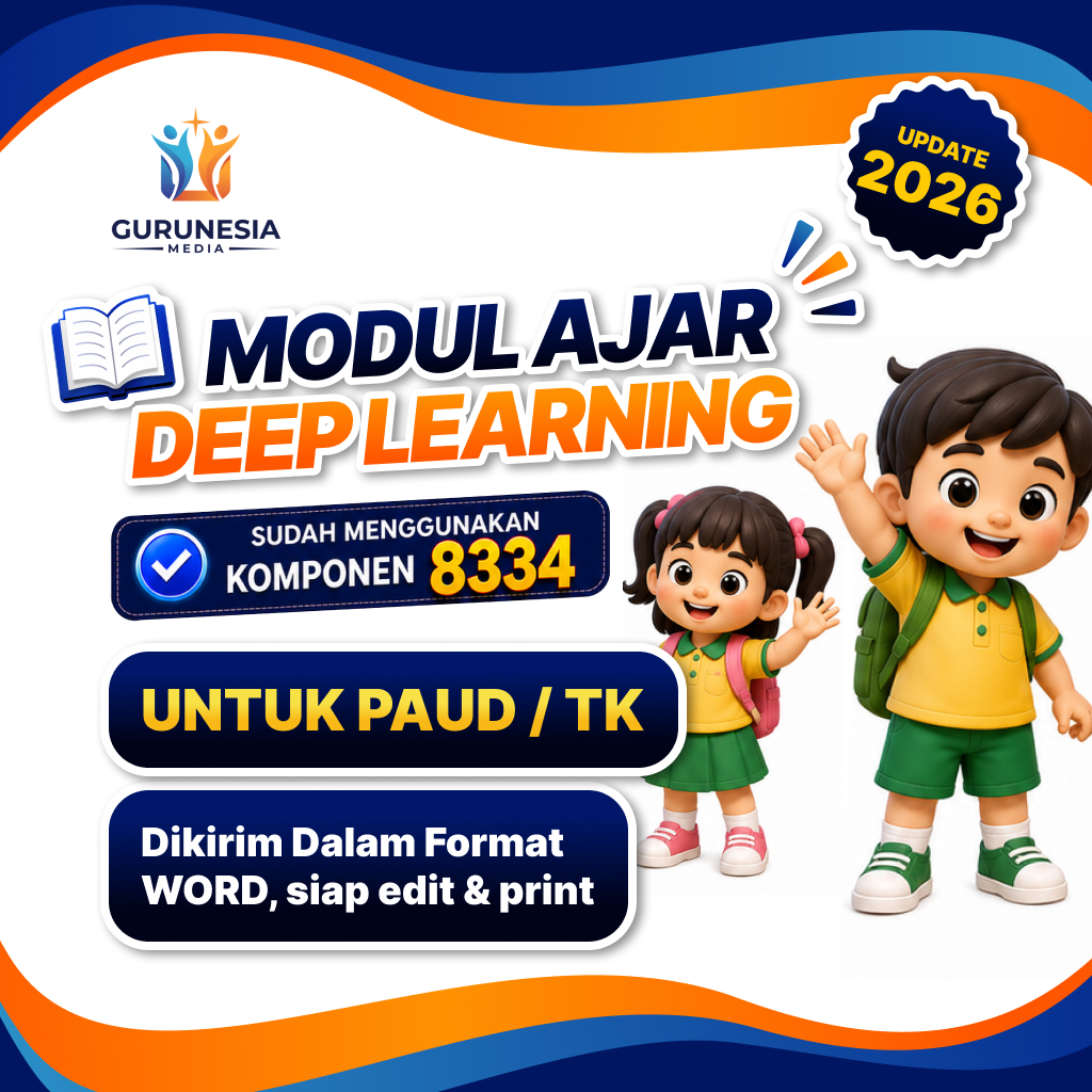 [PMA] PAKET MODUL AJAR - DEEP LEARNING 8334 TKA/PAUD - KURIKULUM MERDEKA