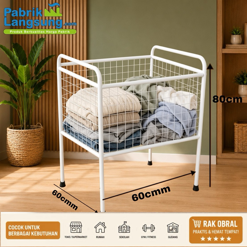 Keranjang display / keranjang obral / rak obral ukuran 60cm
