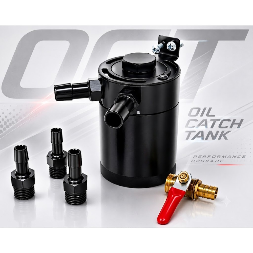 Tabung OCT Filter 360 - Oil Catch Tank - Penangkap Oli Mesin BBG LPG CNG Universal 1 In 2 Out